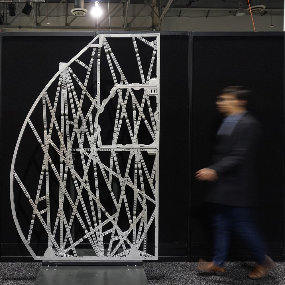 3d printed and optimized architectural structure